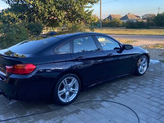 2015 BMW 4 серии Gran Coupe 420i F32/F33/F36, синий, 2600000 рублей, вид 2