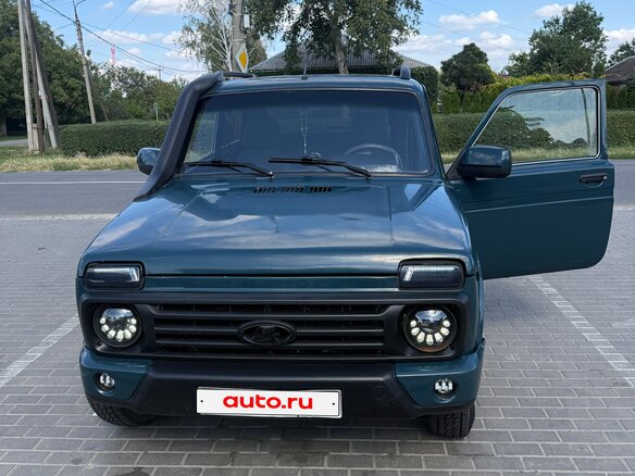2002 Lada (ВАЗ) 2121 (4x4) I Рестайлинг, синий, 430000 рублей - вид 1