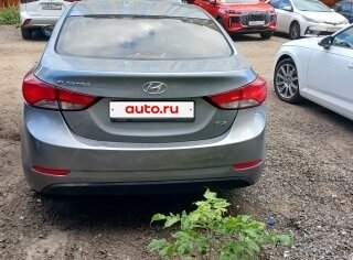 2014 Hyundai Elantra V (MD) Рестайлинг, серый, 490000 рублей, вид 2