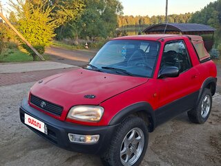 1998 Toyota RAV4 I (XA10), красный, 380000 рублей, вид 1