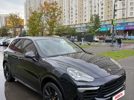 2015 Porsche Cayenne S Diesel II Рестайлинг (958), синий, 5150000 рублей, вид 4