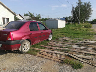 2009 Renault Logan I, красный, 320000 рублей, вид 5