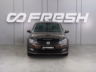 2019 Volkswagen Polo V Рестайлинг, коричневый, 1569000 рублей, вид 3
