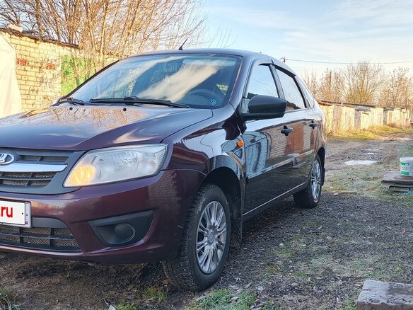 2017 Lada (ВАЗ) Granta I, пурпурный - вид 1