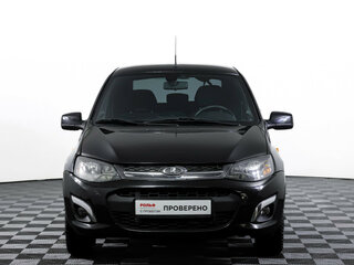 2014 Lada (ВАЗ) Kalina II, чёрный, 574200 рублей, вид 2