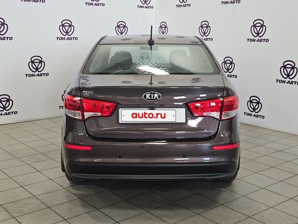 2017 Kia Rio III Рестайлинг, коричневый - вид 5