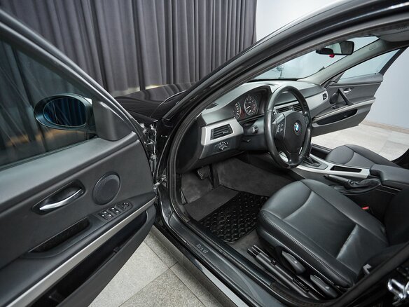 2007 BMW 3 серии 320i V (E90/E91/E92/E93), чёрный, 958000 рублей - вид 8