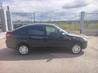 2014 Lada (ВАЗ) Granta I, чёрный, 300000 рублей, вид 5