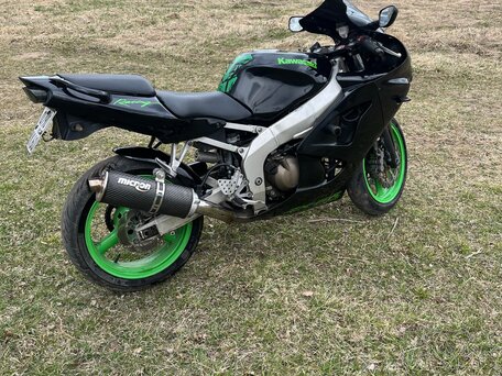 2002 Kawasaki ZX-6R Ninja, чёрный, 350000 рублей, вид 4