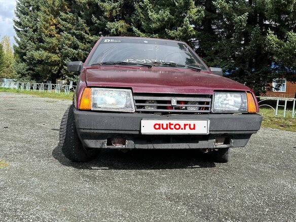 1996 Lada (ВАЗ) 2109, пурпурный, 120000 рублей - вид 2