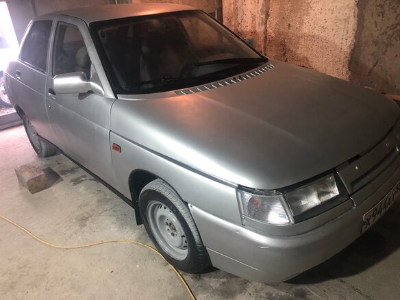 2001 Lada (ВАЗ) 2110, серебристый - вид 2