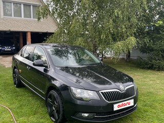 2014 Skoda Superb DSG II Рестайлинг, чёрный, 1100000 рублей, вид 5