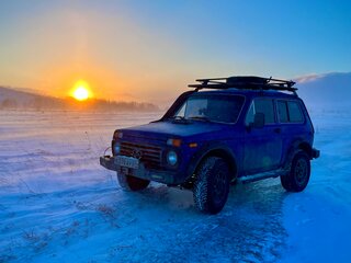 1997 Lada (ВАЗ) 2121 (4x4) I Рестайлинг, синий, 400000 рублей, вид 1