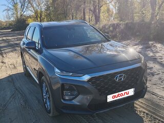 2020 Hyundai Santa Fe IV, серый, 3290000 рублей, вид 4