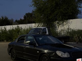 2006 Hyundai Sonata ТагАЗ IV (EF) Рестайлинг, чёрный, 185000 рублей, вид 3