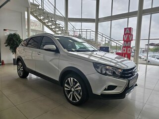 2020 Lada (ВАЗ) Vesta SW Cross I, серебристый, 1289000 рублей, вид 4