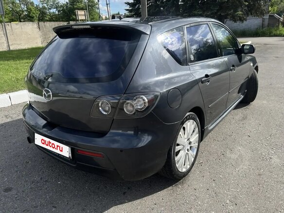 2007 Mazda 3 I (BK) Рестайлинг, чёрный, 550000 рублей - вид 1