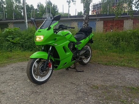 1997 Kawasaki GPZ 1100, зелёный, 250000 рублей, вид 4