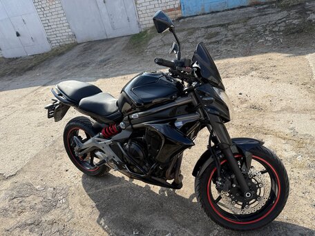 2013 Kawasaki ER-6N, чёрный, 430000 рублей, вид 1