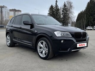 2012 BMW X3 28i xDrive II (F25), чёрный, 1800000 рублей, вид 2