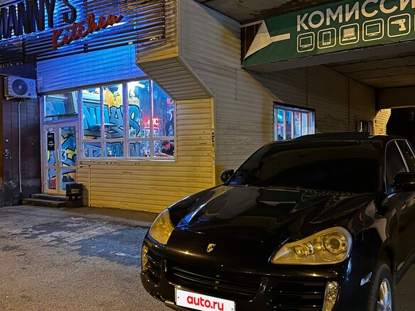 2007 Porsche Cayenne Turbo I Рестайлинг (957), чёрный, 610000 рублей - вид 1