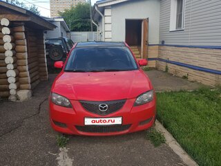 2006 Mazda 3 I (BK) Рестайлинг, красный, 310000 рублей, вид 2