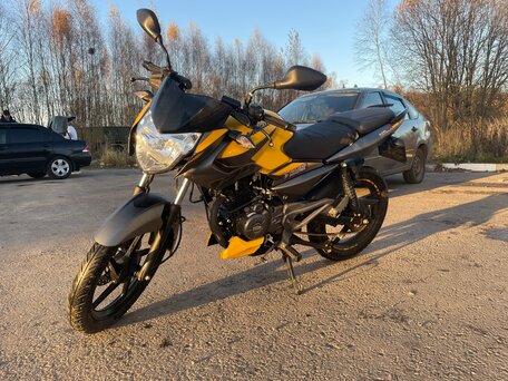 2021 Bajaj Pulsar NS 125, жёлтый, 99000 рублей, вид 3