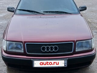 1991 Audi 100 IV (C4), красный, 300000 рублей, вид 1