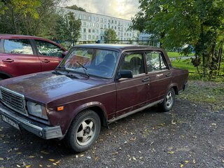 2007 Lada (ВАЗ) 2107, пурпурный, 110000 рублей, вид 2
