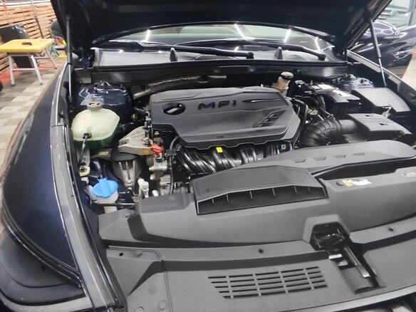 2020 Hyundai Sonata VIII (DN8), синий, 2900000 рублей - вид 8