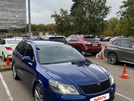 2012 Skoda Octavia II (A5) Рестайлинг, синий, 800000 рублей, вид 3