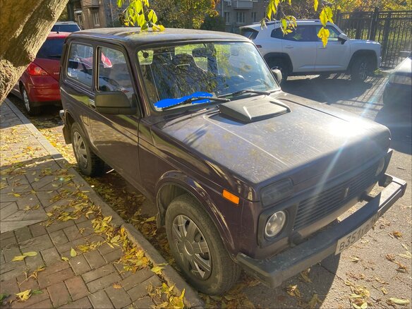 2001 Lada (ВАЗ) 2121 (4x4) I Рестайлинг, фиолетовый, 375000 рублей - вид 4