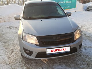 2014 Lada (ВАЗ) Granta I, серебристый, 510000 рублей, вид 1