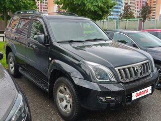 2007 Toyota Land Cruiser Prado 4-speed 120 Series Рестайлинг, чёрный, 1450000 рублей, вид 2