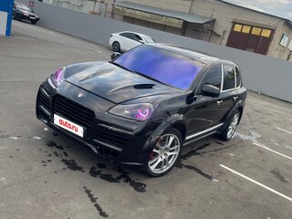 2007 Porsche Cayenne Turbo I Рестайлинг (957), чёрный, 1300000 рублей, вид 1