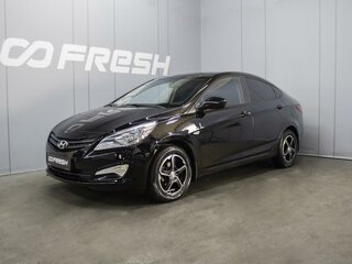 2014 Hyundai Solaris I Рестайлинг, чёрный, 910000 рублей, вид 1
