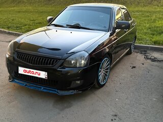 2008 Lada (ВАЗ) Priora I, чёрный, 380000 рублей, вид 2