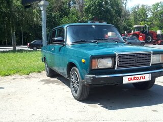 1998 Lada (ВАЗ) 2107, зелёный, 130000 рублей, вид 4