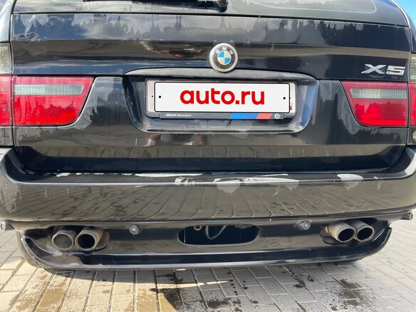2003 BMW X5 4.4i I (E53), чёрный - вид 3