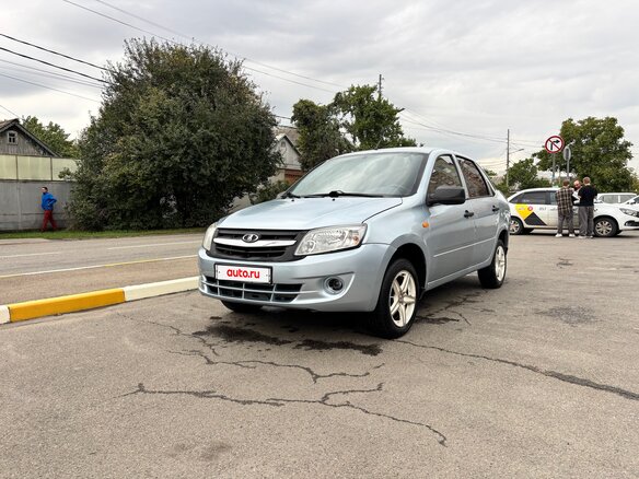 2012 Lada (ВАЗ) Granta I, голубой, 520000 рублей