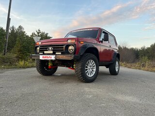 1996 Lada (ВАЗ) 2121 (4x4) I Рестайлинг, красный, 360000 рублей, вид 1