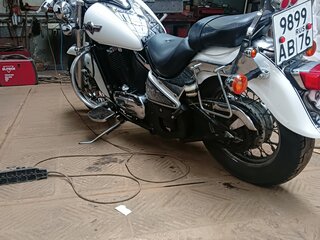 1997 Kawasaki VN800 Vulcan, белый, 360000 рублей, вид 4