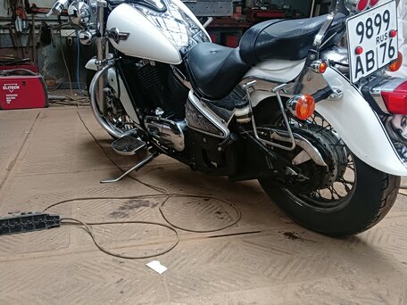 1997 Kawasaki VN800 Vulcan, белый, 360000 рублей, вид 4