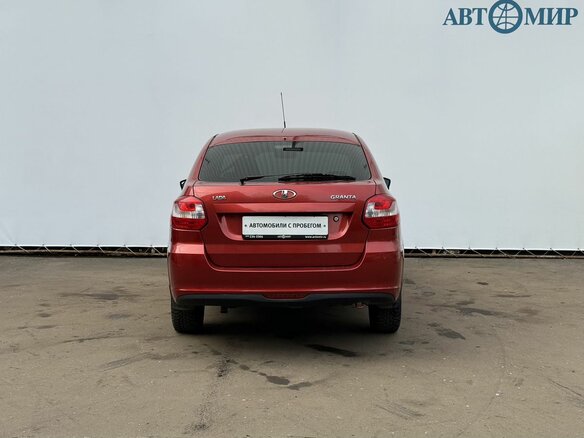 2017 Lada (ВАЗ) Granta I, красный, 315000 рублей - вид 5
