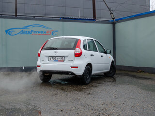 2014 Lada (ВАЗ) Kalina II, белый, 369000 рублей, вид 4