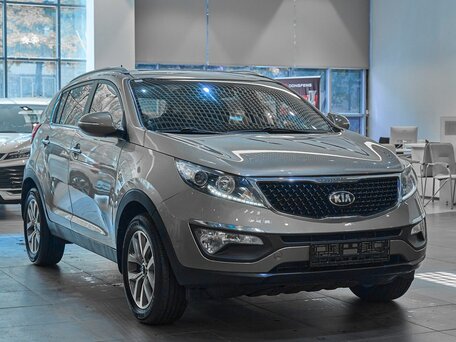 2014 Kia Sportage III Рестайлинг, серебристый, 1199000 рублей, вид 1