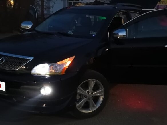 2008 Lexus RX 400h II Рестайлинг, чёрный, 1400000 рублей - вид 8