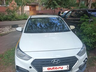 2018 Hyundai Solaris II, белый, 600000 рублей, вид 1