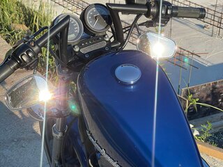 2008 Harley-Davidson Sportster 883, синий, 520000 рублей, вид 5