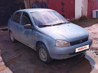 2007 Lada (ВАЗ) Kalina I, серый, 210000 рублей, вид 1
